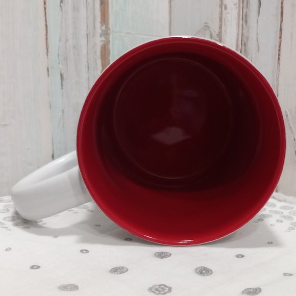 "Bottoms Up" Santa Christmas Coffee/Cocoa Mug - Picture 3 of 5